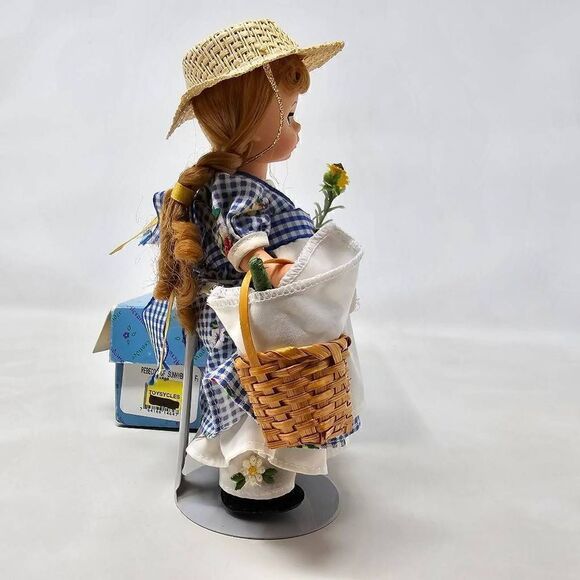 MADAME ALEXANDER 14647 REBECCA OF SUNNYBROOK FARM 8" DOLL 1996 IN BOX W/ STAND - Picture 9 of 10